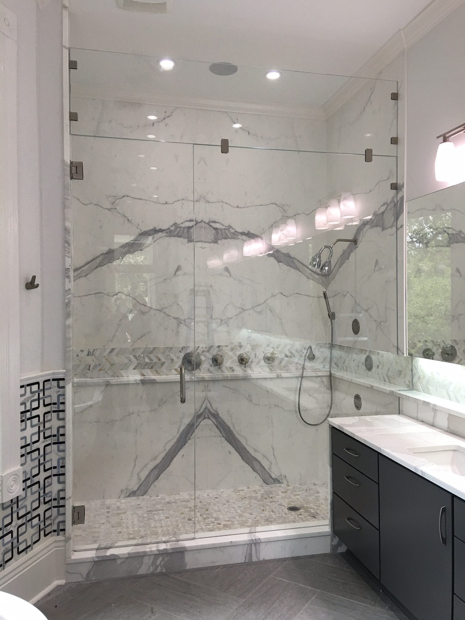 Master Bath Glass Shower Doors, Options & Fixtures, Shower Doors Portfolio