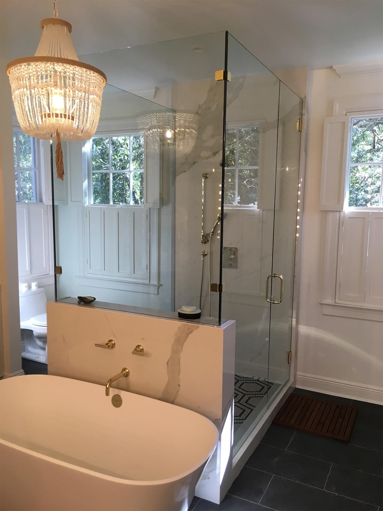 Glass Shower Enclosure, Options & Fixtures, Shower Doors Portfolio
